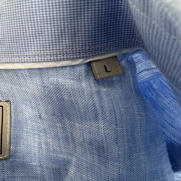 Hackett Light Blue Casual Button Down Shirt - Picture 4 of 7